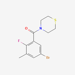 (5-Bromo-2-fluoro-3-methylphenyl)(thiomorpholino)methanone
