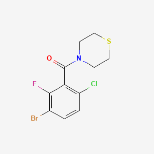 (3-Bromo-6-chloro-2-fluorophenyl)(thiomorpholino)methanone