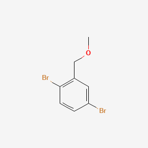 molecular formula C8H8Br2O B6287367 1,4-Dibromo-2-(methoxymethyl)benzene CAS No. 1804963-28-7