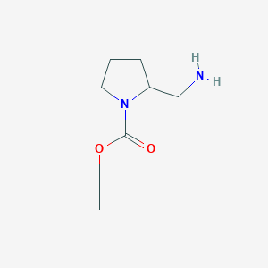 molecular formula C10H20N2O2 B062874 2-(Aminometil)pirrolidina-1-carboxilato de terc-butilo CAS No. 177911-87-4