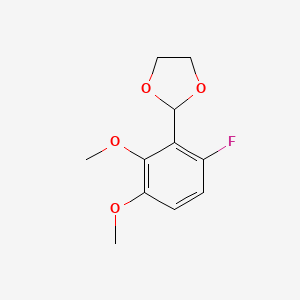 2-(6-Fluoro-2,3-dimethoxyphenyl)-1,3-dioxolane