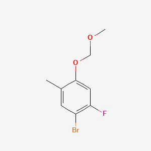 1-Bromo-2-fluoro-4-(methoxymethoxy)-5-methylbenzene