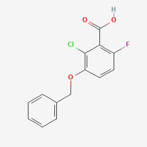 3-(Benzyloxy)-2-chloro-6-fluorobenzoic acid