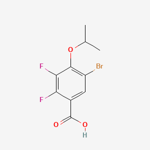 molecular formula C10H9BrF2O3 B6287503 5-Bromo-2,3-difluoro-4-isopropoxybenzoic acid CAS No. 2586125-77-9