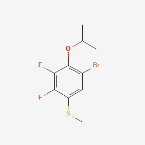 (5-Bromo-2,3-difluoro-4-isopropoxyphenyl)(methyl)sulfane