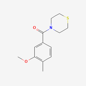 (3-Methoxy-4-methylphenyl)(thiomorpholino)methanone