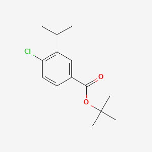 molecular formula C14H19ClO2 B6287534 tert-Butyl 4-chloro-3-isopropylbenzoate CAS No. 2635937-45-8