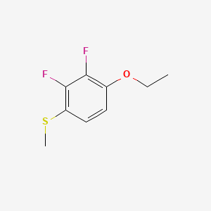 molecular formula C9H10F2OS B6287541 (4-乙氧基-2,3-二氟苯基)(甲基)硫烷 CAS No. 2484889-25-8