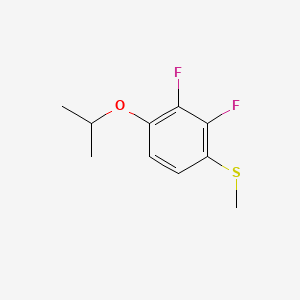 molecular formula C10H12F2OS B6287549 (2,3-Difluoro-4-isopropoxyphenyl)(methyl)sulfane CAS No. 2624417-69-0