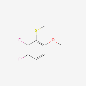 molecular formula C8H8F2OS B6287566 (2,3-Difluoro-6-methoxyphenyl)(methyl)sulfane CAS No. 2386417-90-7