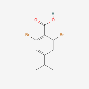 molecular formula C10H10Br2O2 B6287577 2,6-二溴-4-异丙基苯甲酸 CAS No. 2484889-02-1