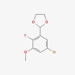 2-(5-Bromo-2-fluoro-3-methoxyphenyl)-1,3-dioxolane