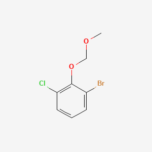 molecular formula C8H8BrClO2 B6287619 1-Bromo-3-chloro-2-(methoxymethoxy)benzene CAS No. 1085275-89-3