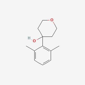 molecular formula C13H18O2 B6287672 4-(2,6-Dimethylphenyl)oxan-4-ol CAS No. 2737207-15-5