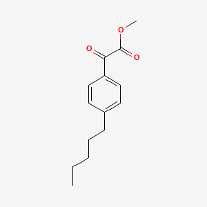 molecular formula C14H18O3 B6287673 Methyl 4-pentylbenzoylformate CAS No. 2737205-90-0