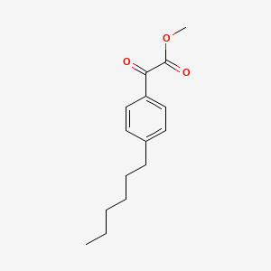 molecular formula C15H20O3 B6287700 Methyl 4-hexylbenzoylformate CAS No. 2737206-74-3