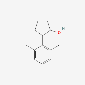 molecular formula C13H18O B6287747 2-(2,6-Dimethylphenyl)cyclopentan-1-ol CAS No. 2737207-68-8