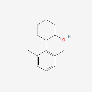 molecular formula C14H20O B6287754 2-(2,6-Dimethylphenyl)cyclohexan-1-ol CAS No. 2737207-35-9