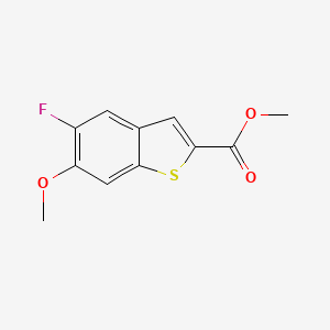 5-Fluoro-6-methoxy-benzo[b]thiophene-2-carboxylic acid methyl ester, 95%