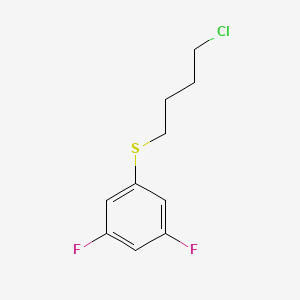 molecular formula C10H11ClF2S B6287822 1-Chloro-4-(3,5-difluorophenylthio)butane CAS No. 2737206-94-7