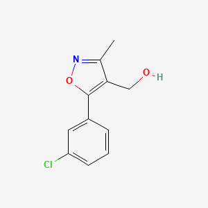 [5-(3-Chloro-phenyl)-3-methyl-isoxazol-4-yl]-methanol, 95%