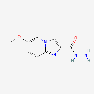 6-Methoxy-imidazo[1,2-a]pyridine-2-carboxylic acid hydrazide, 95%