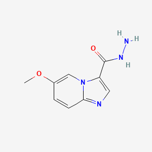 6-Methoxy-imidazo[1,2-a]pyridine-3-carboxylic acid hydrazide, 95%