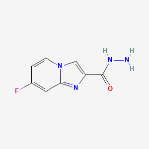 7-Fluoro-imidazo[1,2-a]pyridine-2-carboxylic acid hydrazide, 95%