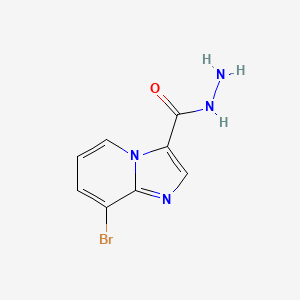 molecular formula C8H7BrN4O B6287945 8-Bromo-imidazo[1,2-a]pyridine-3-carboxylic acid hydrazide, 95% CAS No. 2737205-52-4