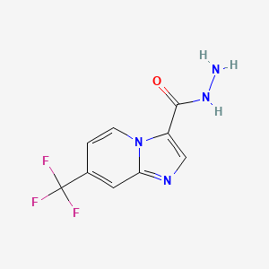 7-Trifluoromethyl-imidazo[1,2-a]pyridine-3-carboxylic acid hydrazide, 95%