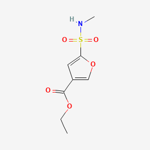 5-Methylsulfamoyl-furan-3-carboxylic acid ethyl ester, 95%