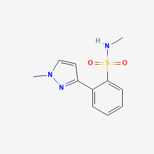N-Methyl-2-(1-methyl-1H-pyrazol-3-yl)-benzenesulfonamide, 95%