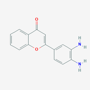 molecular formula C15H12N2O2 B062882 2-(3,4-Diaminophenyl)chromen-4-one CAS No. 170804-63-4