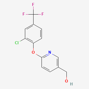 [6-(2-Chloro-4-trifluoromethyl-phenoxy)-pyridin-3-yl]-methanol, 95%