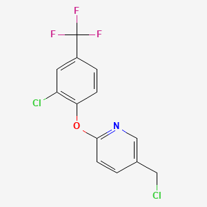 5-Chloromethyl-2-(2-chloro-4-trifluoromethyl-phenoxy)-pyridine, 95%