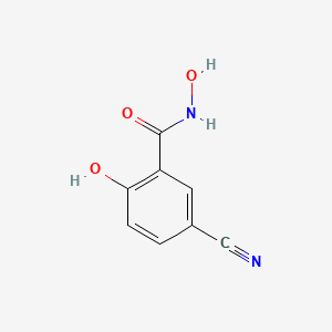 molecular formula C8H6N2O3 B6288415 5-Cyano-2,N-dihydroxy-benzamide, 95% CAS No. 2737205-79-5