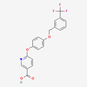 6-[4-(3-Trifluoromethyl-benzyloxy)-phenoxy]-nicotinic acid, 95%