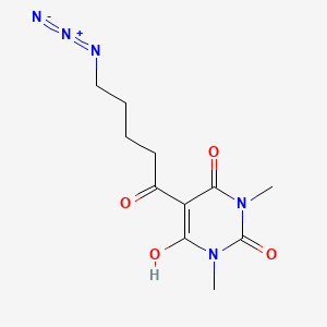molecular formula C11H15N5O4 B6288431 N3-Pen-Dtpp CAS No. 1867129-42-7
