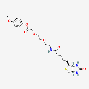 molecular formula C23H33N3O7S B6288462 Biotin-AEEA-OPhOMe CAS No. 2546513-67-9