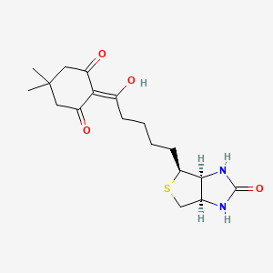 molecular formula C18H26N2O4S B6288499 Biotin-Dde CAS No. 194038-08-9