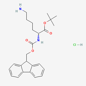 molecular formula C25H33ClN2O4 B6288551 Fmoc-D-Lys-OtBu HCl CAS No. 2413365-27-0