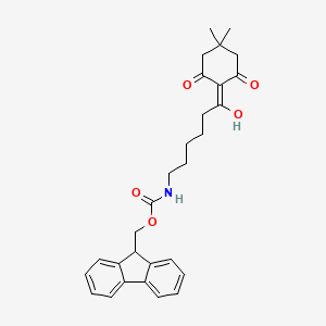 molecular formula C29H33NO5 B6288564 Fmoc-Aca-DIM CAS No. 2379561-08-5