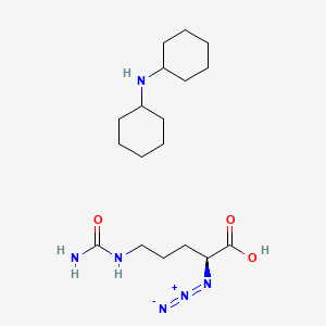 molecular formula C18H34N6O3 B6288586 N3-Cit DCHA CAS No. 2737202-65-0