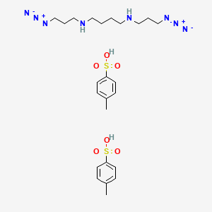 molecular formula C24H38N8O6S2 B6288600 Spermine(N3HHN3 2TosOH) CAS No. 2453324-51-9
