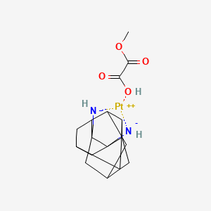 molecular formula C17H24N2O4Pt B6288602 cis-[(S,S)-1,2-Diaminodiamantane]oxalatoplatinum(II) CAS No. 2489429-98-1