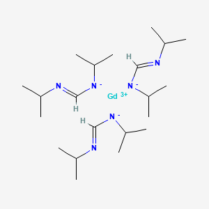 molecular formula C21H45GdN6 B6288658 Tris(N,N'-di-i-propylformamidinato)gadolinium(III), (99.999+%-Gd) CAS No. 2427514-81-4