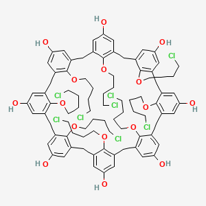 4-Chlorobutyloxyhydroxycalix[8]arene