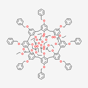 molecular formula C144H144O32 B6288712 2-Carbethoxymethyloxybenzyloxycalix[8]arene CAS No. 193743-57-6