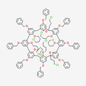 molecular formula C144H152Cl8O16 B6288724 4-Chlorobutyloxybenzyloxycalix[8]arene CAS No. 2223113-36-6