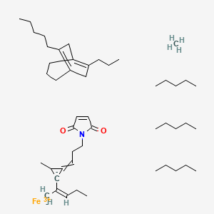 molecular formula C49H87FeNO2+ B6288762 二茂铁乙烯基马来酰亚胺 CAS No. 110517-82-3